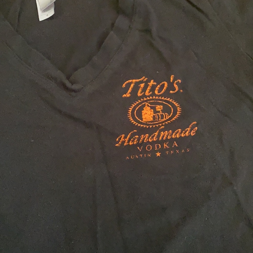 Tito’s Handmade Vodka V-Neck T-Shirts - Picture 2 of 3